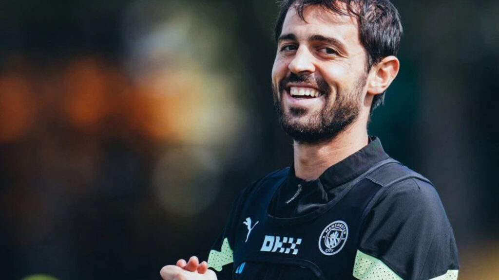 When the game is going wrong Bernardo makes steps forward