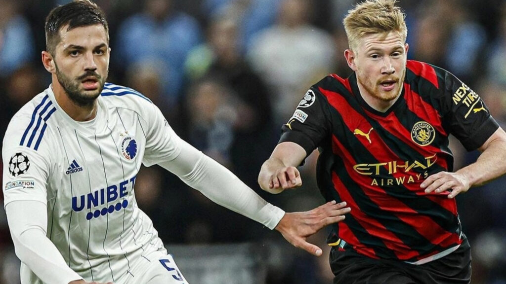 Manchester City draw 0-0 away to Copenhagen