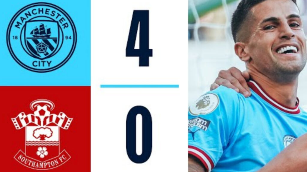 City pick up a comfortable win 4:0 against Southampton