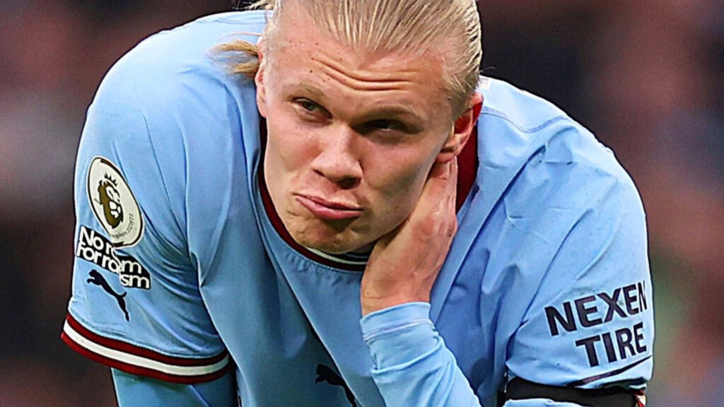 Haaland at risk of missing the Arsenal match