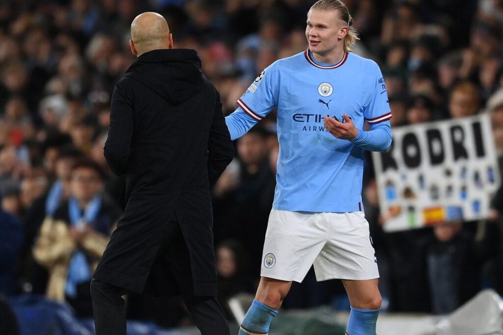 Guardiola explains Haaland's substitution