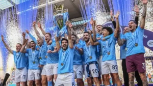 Read more about the article Manchester City win the Champions League and secure the treble